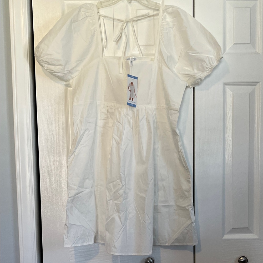 Draper James White Puff Sleeve Blouse